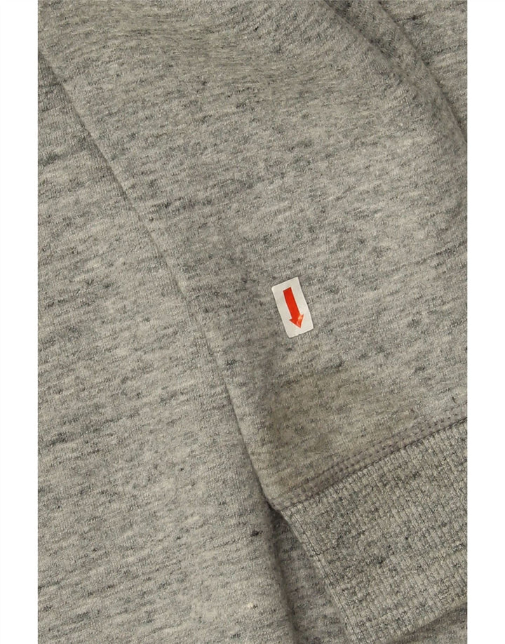 Jack Wills Mens Sweatshirt Jumper Medium Grey Flecked Cotton