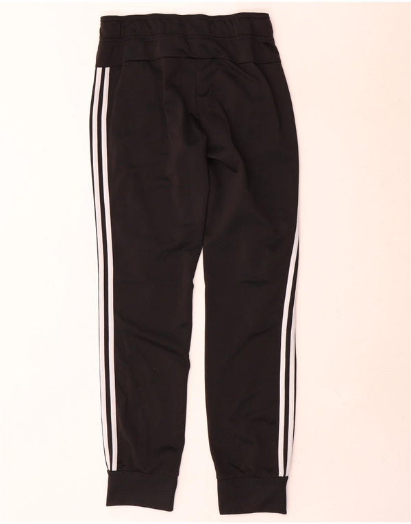 Adidas Womens Tracksuit Trousers Joggers UK 8/10 Small Black Polyester