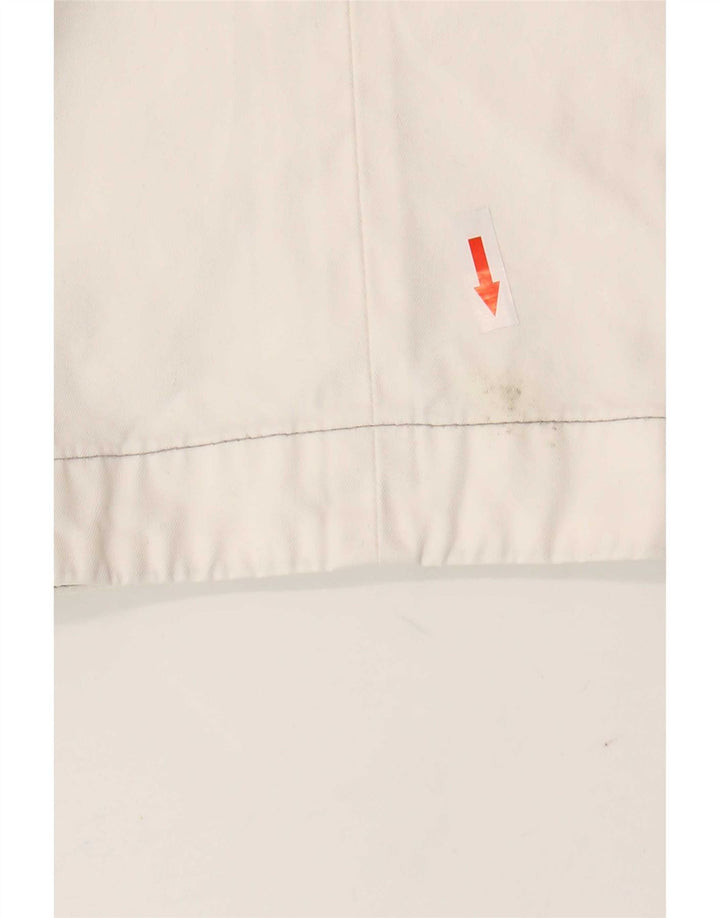 Murphy & Nye Womens Cropped Trousers W31 L24 White Cotton