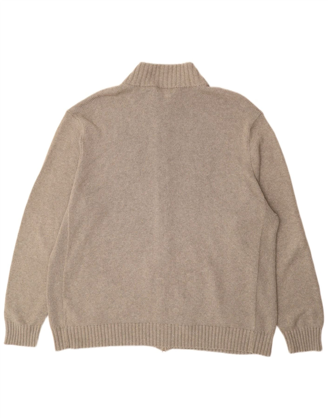 POLO RALPH LAUREN Mens Tall Cardigan Sweater 3XL Beige Cotton