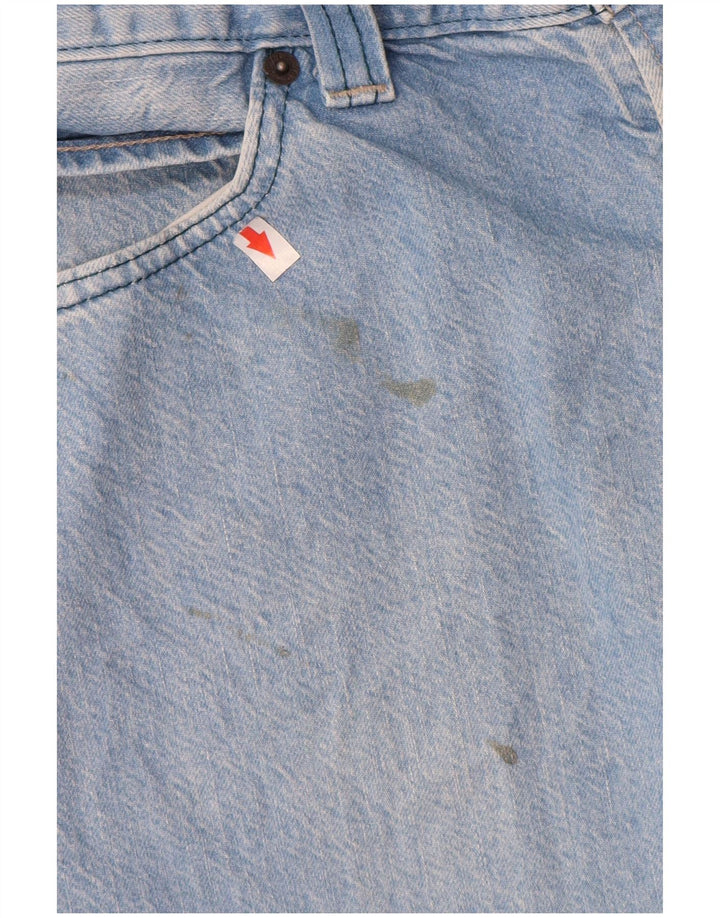 Levi's Mens 506 Straight Jeans W34 L29 Blue Cotton
