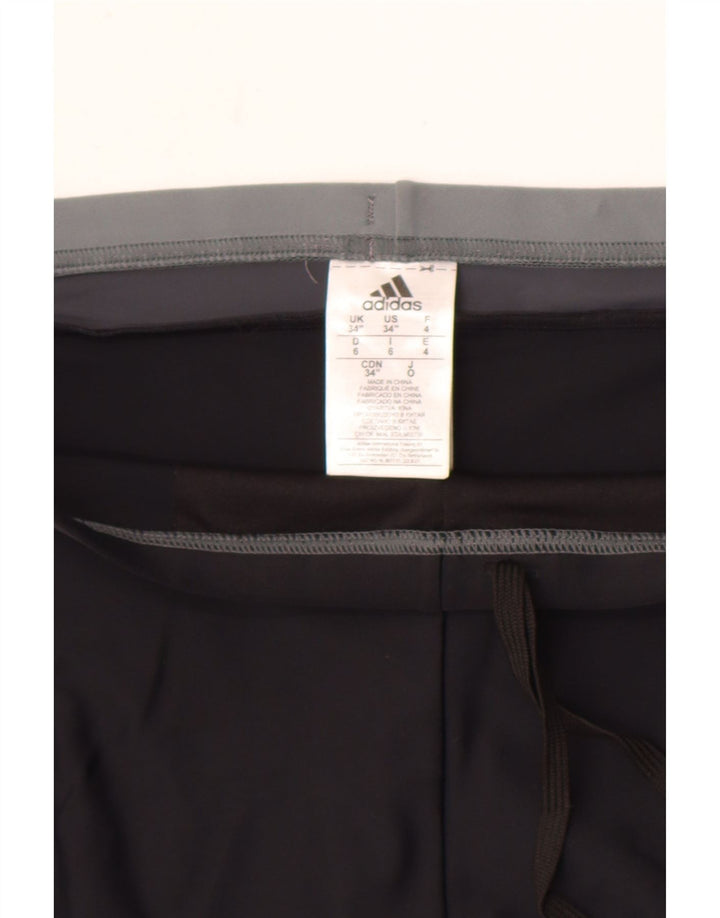 Adidas Womens Swimming Shorts UK 16 Large Black Polyamide