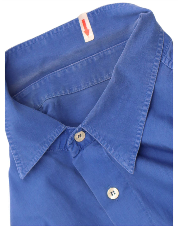 Levi's Mens Short Sleeve Shirt XL Blue Cotton