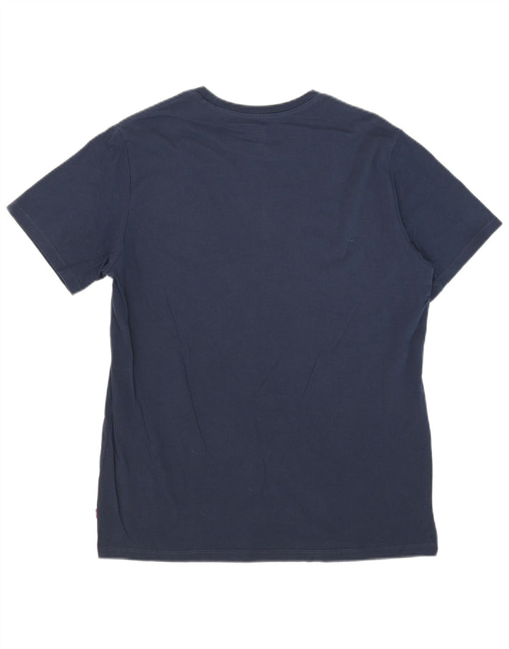 Levi's Mens Graphic T-Shirt Top Large Navy Blue