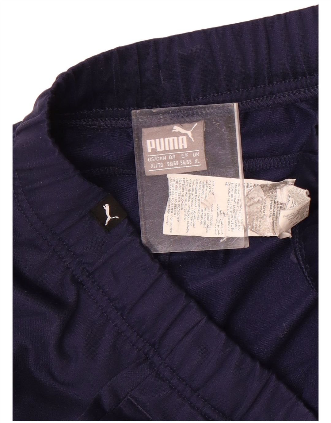 Puma Mens Tracksuit Trousers Joggers XL  Navy Blue Polyester