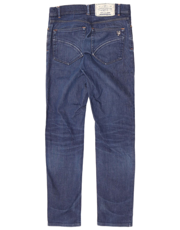 Harmont & Blaine Mens Slim Jeans W30 L32 Blue Cotton