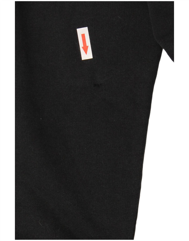 CHAMPION Mens Tracksuit Trousers Large Black Cotton