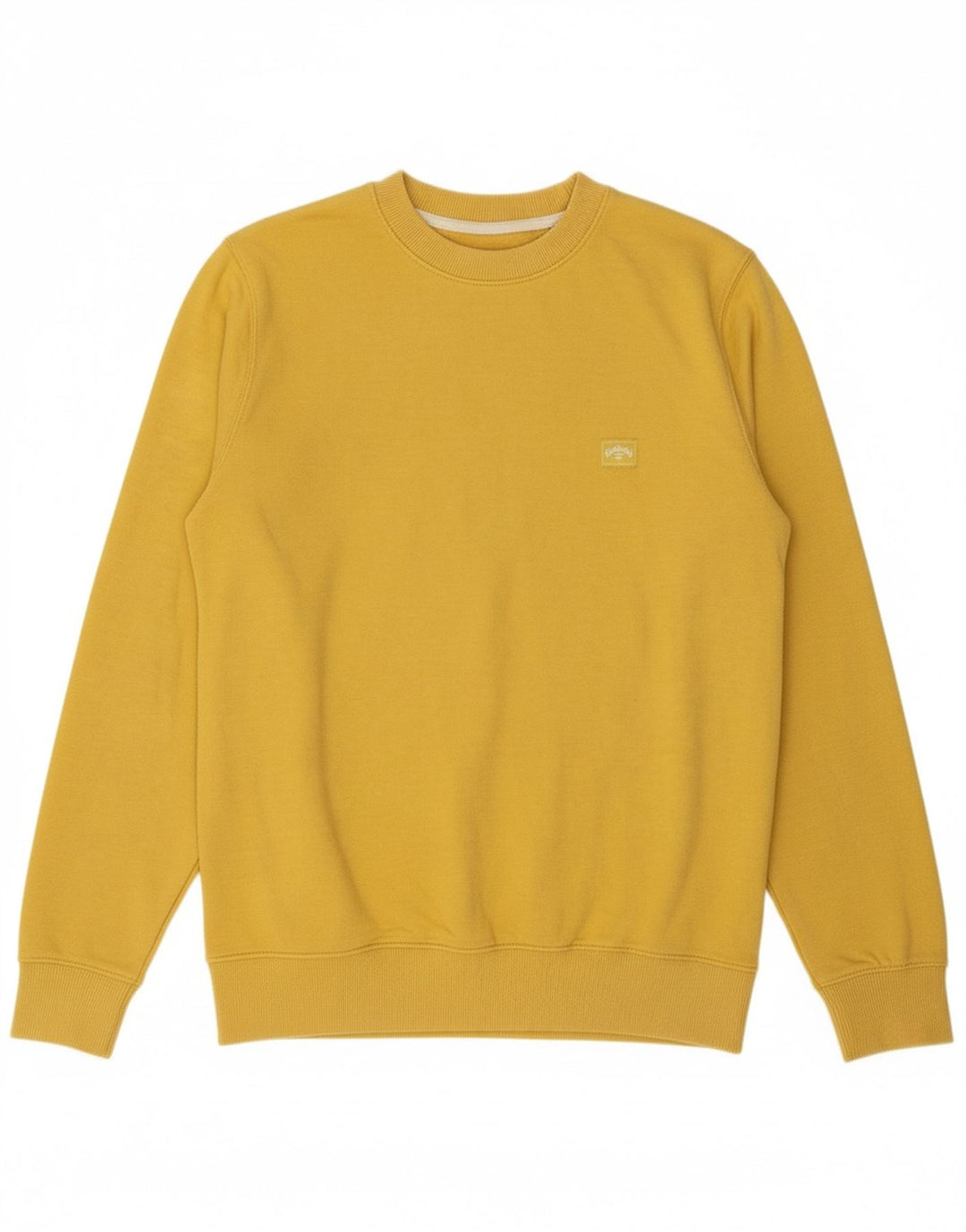 BILLABONG Mens Sweatshirt Jumper Small Yellow