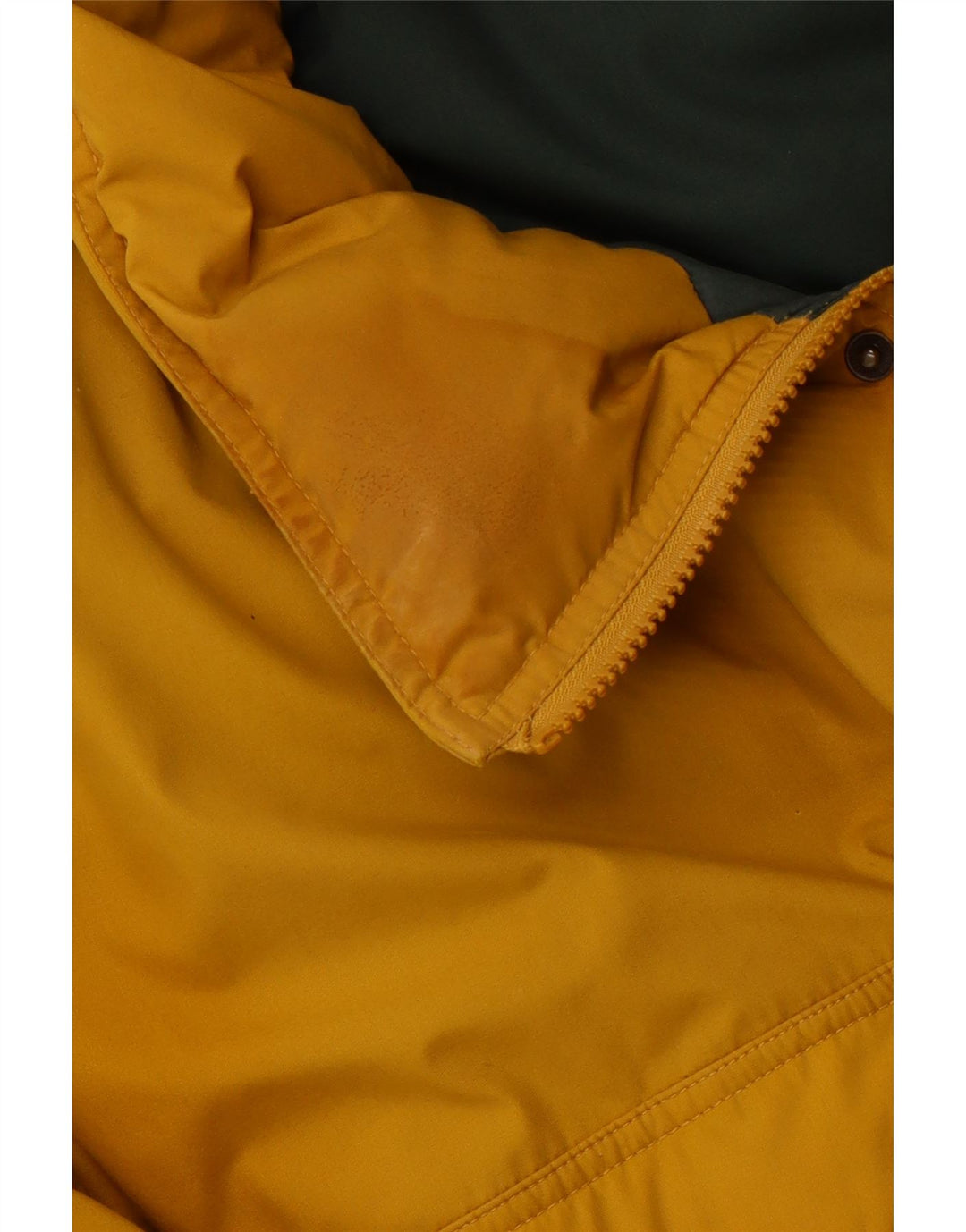 Edelweiss Mens Hooded Padded Jacket UK 40 Large Yellow Polyester