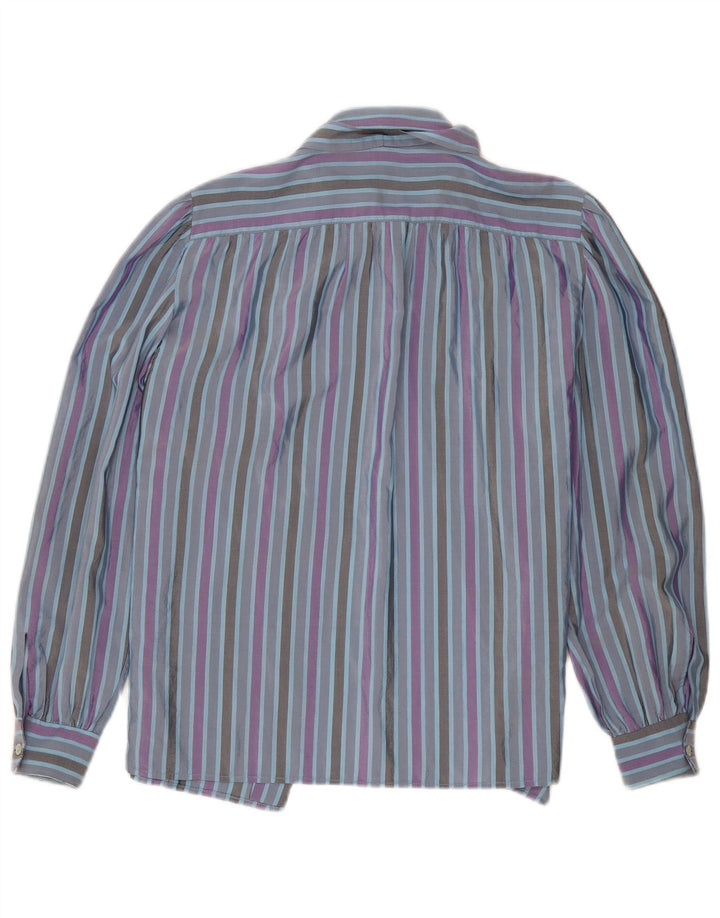 Vintage Womens Shirt UK 16 Large Multicoloured Striped