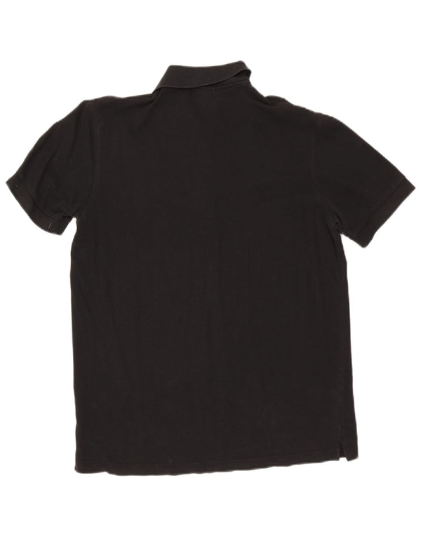Hugo Boss Mens Polo Shirt Medium Black Cotton