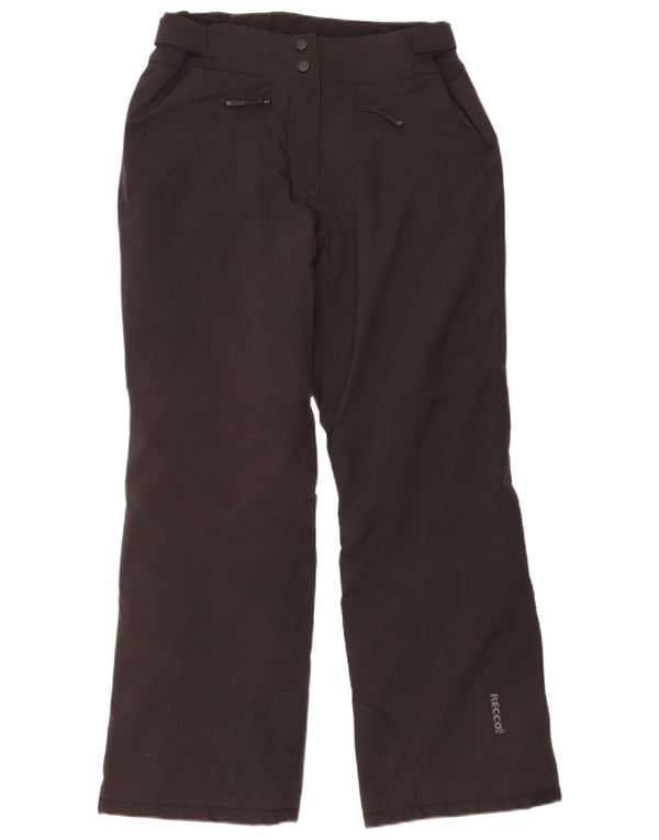 Mountain Warehouse Womens Ski Trousers UK 12 Medium Black Polyester