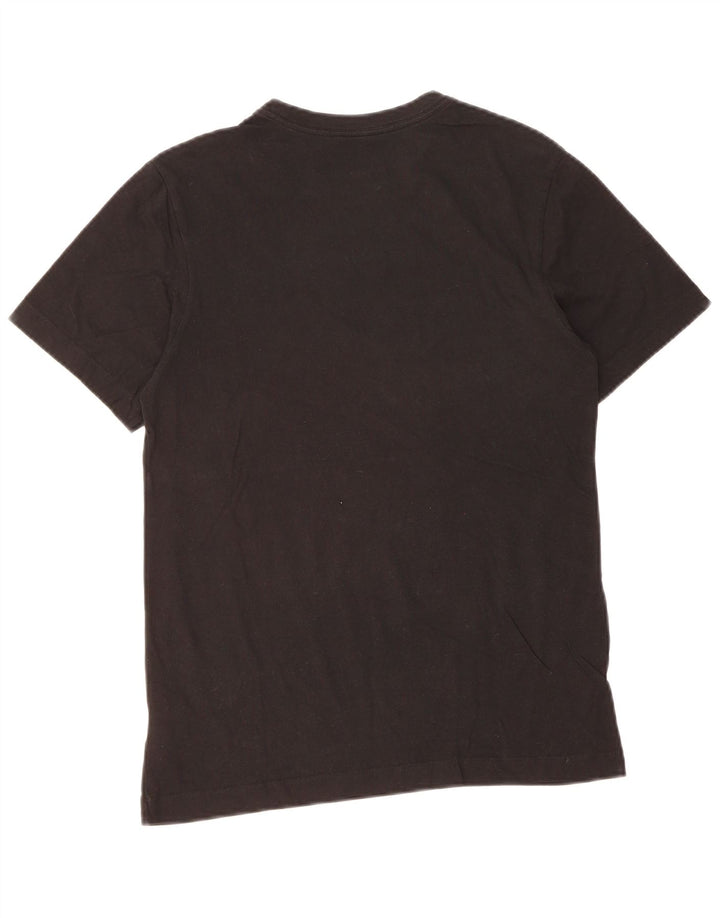 NIKE Mens Graphic T-Shirt Top Small Black Cotton