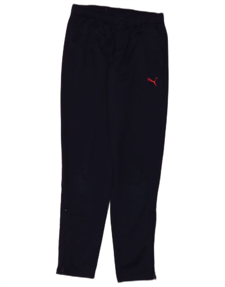 Puma Boys Tracksuit Trousers 13-14 Years  Navy Blue Polyester