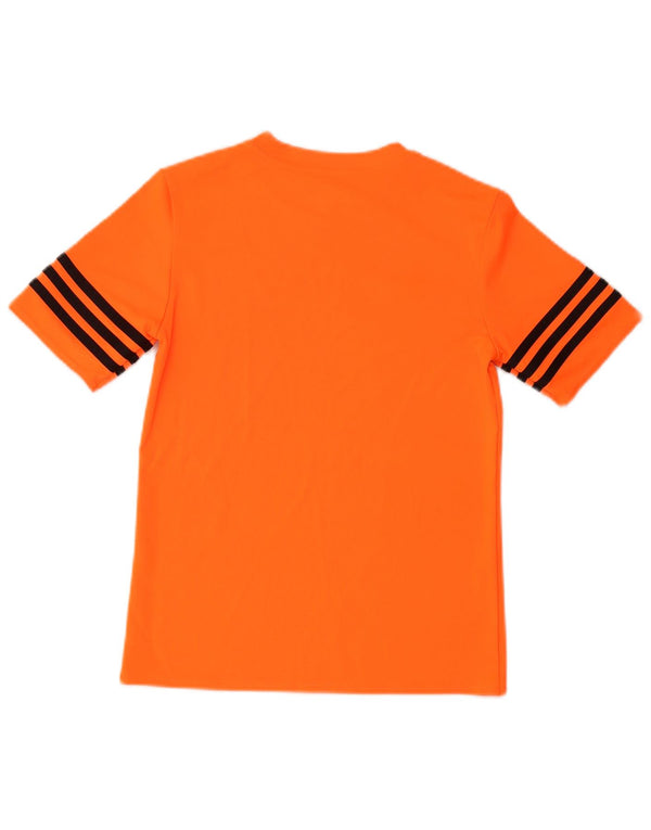 Adidas Boys Graphic T-Shirt Top 11-12 Years Large Orange Sports
