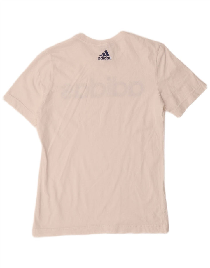 Adidas Boys Graphic T-Shirt Top 13-14 Years White