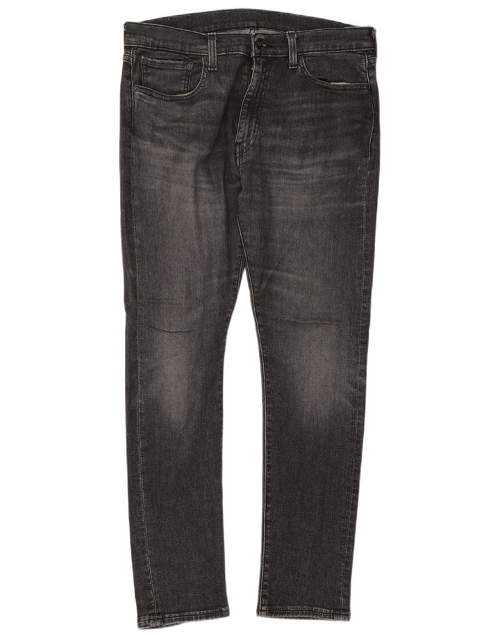 Levi's Mens Slim Jeans W36 L32 Grey Cotton