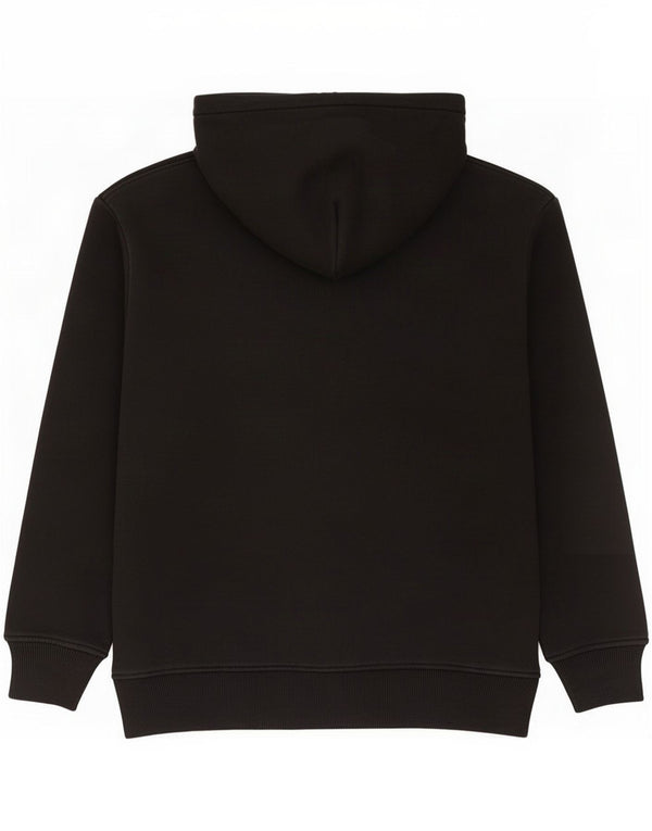 Zara Mens Hoodie Jumper Small Black Cotton