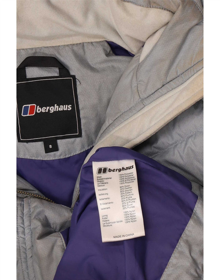 Berghaus Womens Padded Jacket UK 8 Small Grey Polyester
