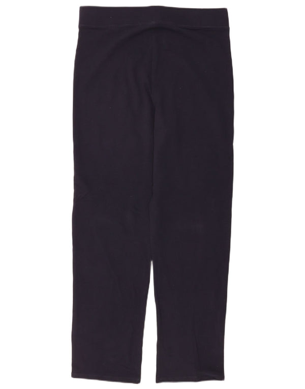 Marks & Spencer Womens Tracksuit Trousers UK 14 Large W34 L30 Navy Blue