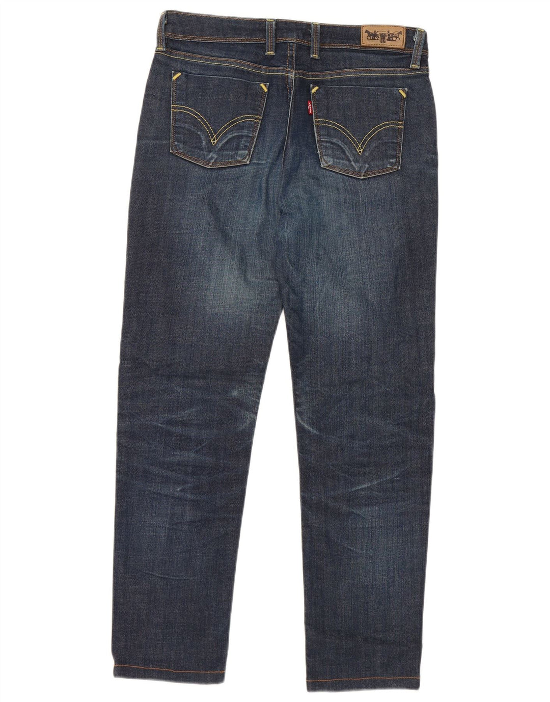 Levi's Womens Slim Jeans W30 L27 Navy Blue Cotton