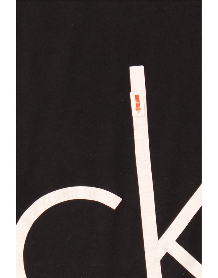 Calvin Klein Mens Graphic T-Shirt Top Large Black
