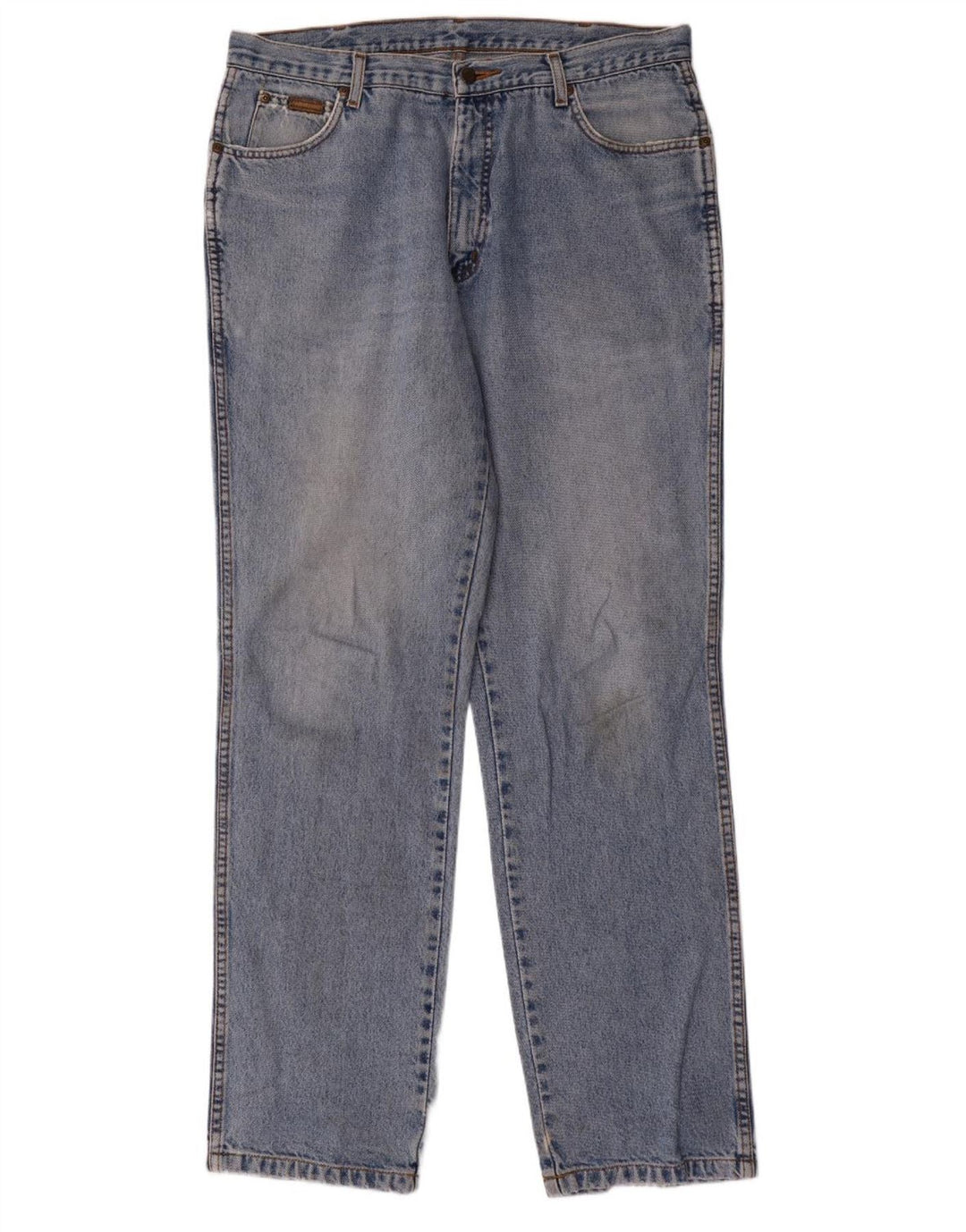 WRANGLER Mens Straight Jeans W36 L34 Blue