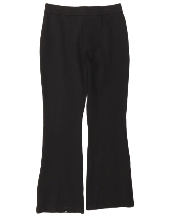 ZARA Womens Bootcut Casual Trousers Medium W28 L28 Black Viscose