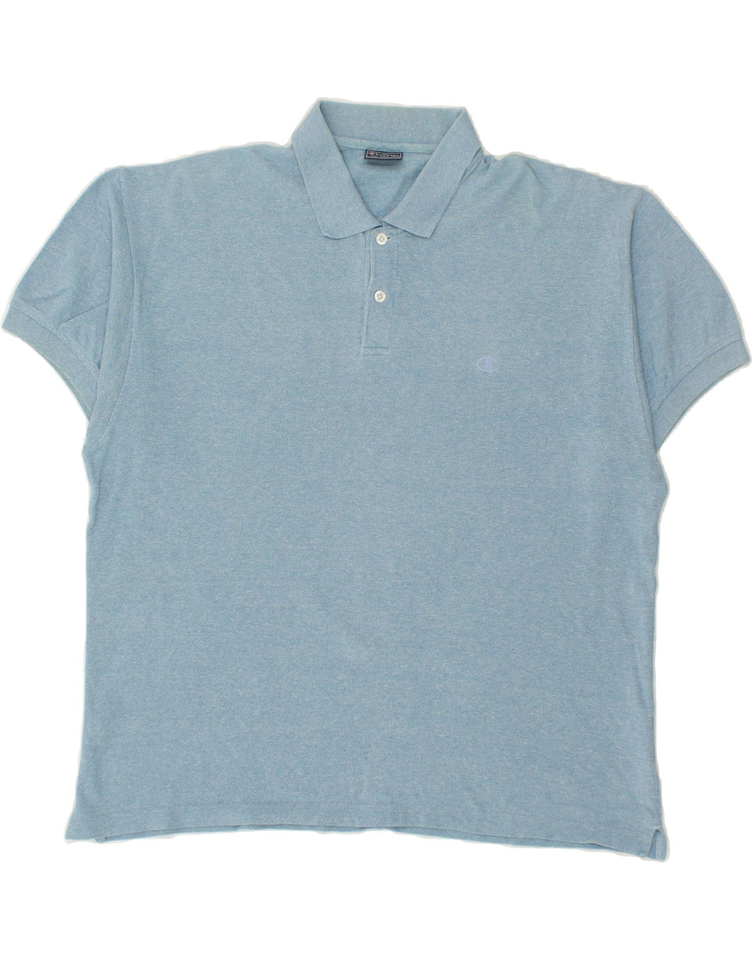 CHAMPION Mens Polo Shirt Large Blue Cotton Vintage Champion and Second-Hand Champion from Messina Hembry 