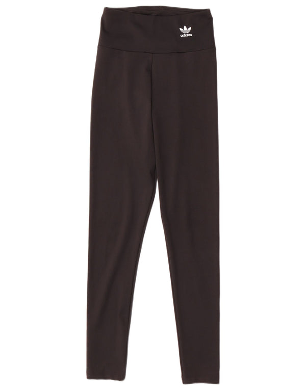 ADIDAS Womens Leggings UK 6 XS Black