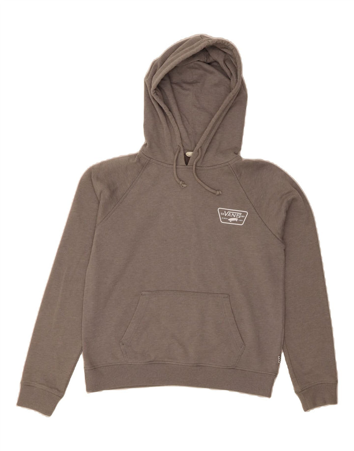 VANS Womens Hoodie Jumper UK 14 Medium Grey Cotton Vintage Vans and Second-Hand Vans from Messina Hembry 