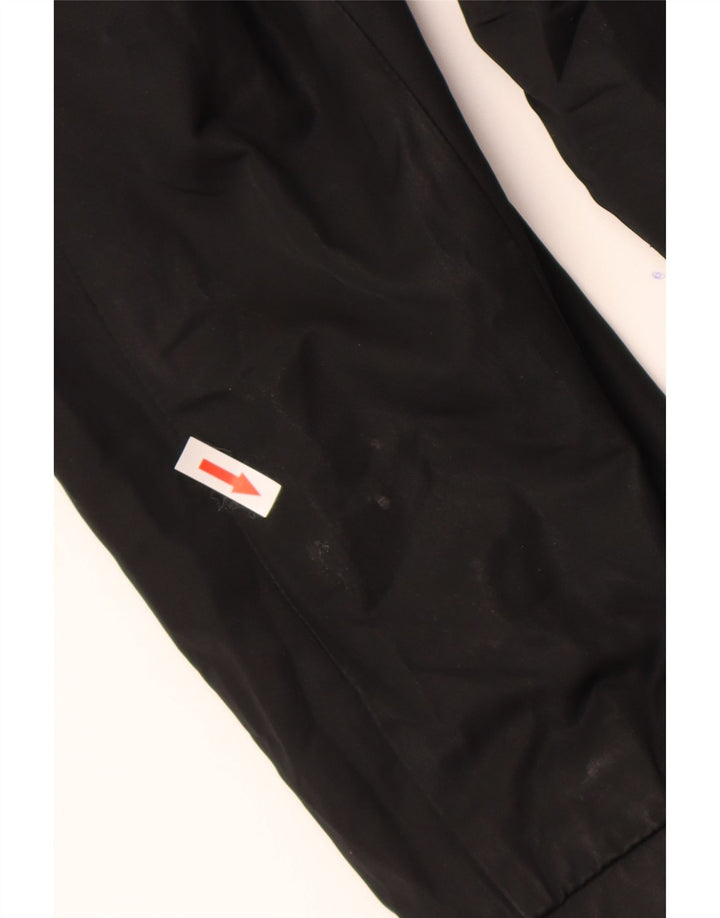 Zara Womens Hooded Windbreaker Jacket UK 18 XL Black Polyester