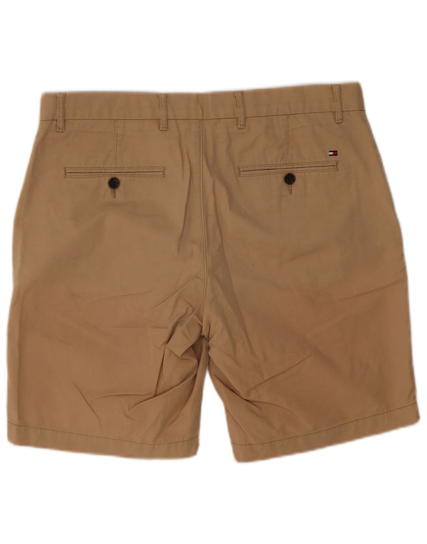 Tommy Hilfiger Mens Chino Shorts W34 Large Beige Cotton
