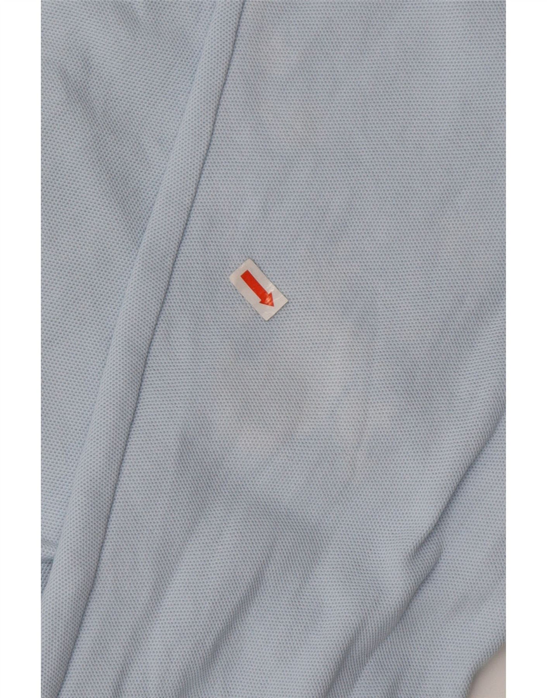 FILA Mens Loose Fit Long Sleeve Polo Shirt IT 50 Medium Blue Cotton