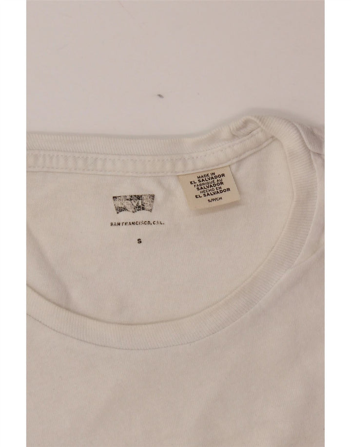 Levi's Mens Graphic T-Shirt Top Small White