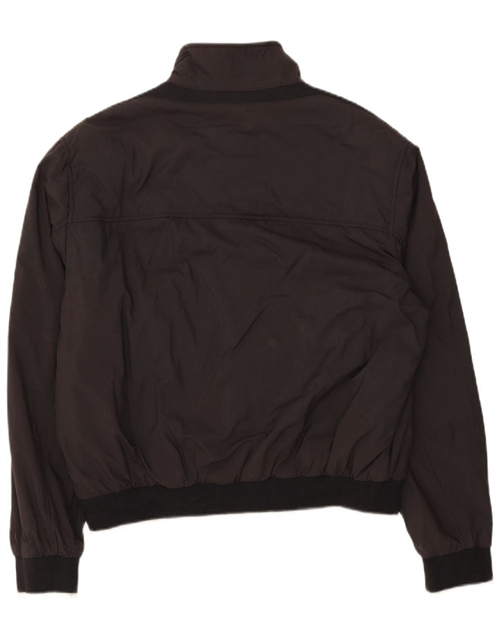 GEOX Mens Respira Bomber Jacket UK 44 2XL Black Polyamide