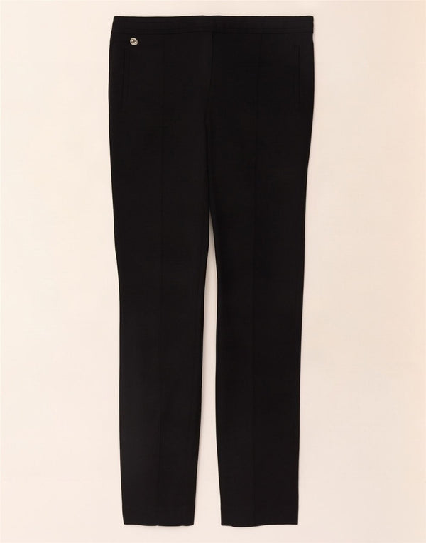 Massimo Dutti Womens Skinny Chino Trousers W34 L29 Black