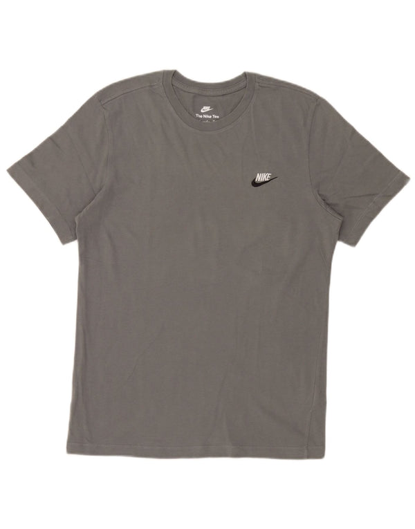 Nike Mens T-Shirt Top Small Grey Cotton
