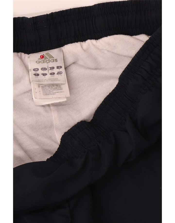 Adidas Mens Tracksuit Trousers Joggers Large Navy Blue Polyester