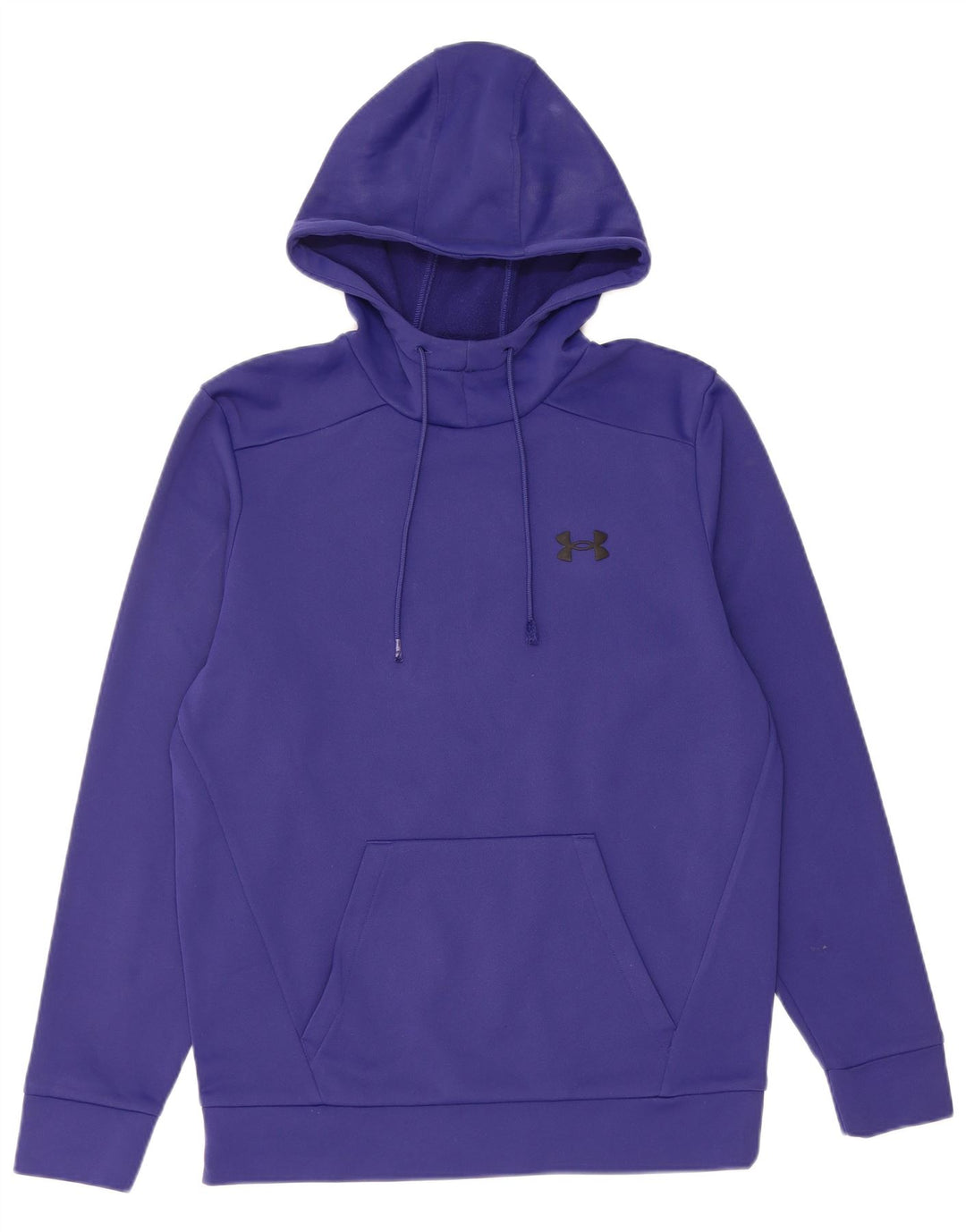 UNDER ARMOUR Mens Relaxed Fit Hoodie Jumper Small Purple Polyester