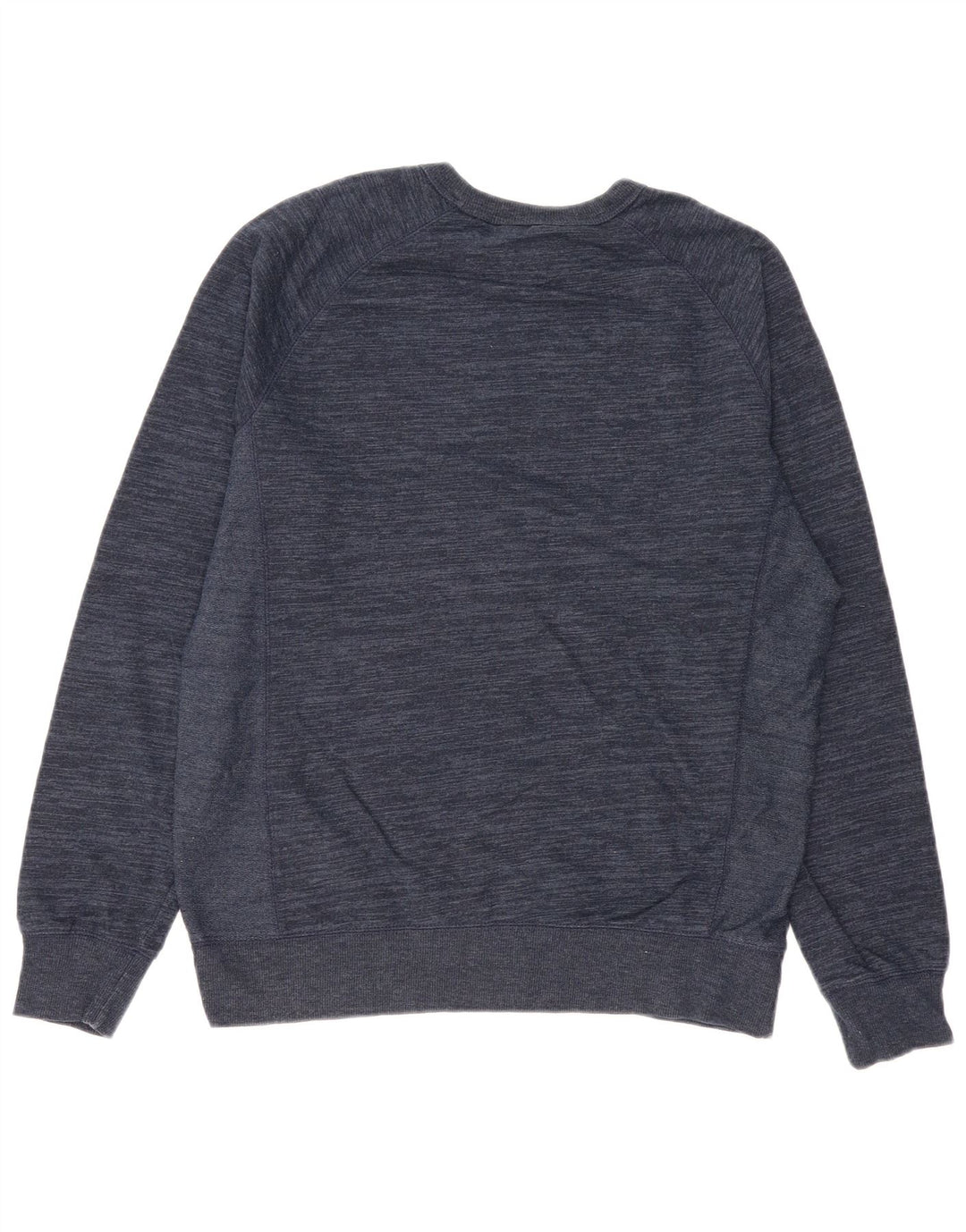 Champion Mens Sweatshirt Jumper Medium Navy Blue Flecked Cotton
