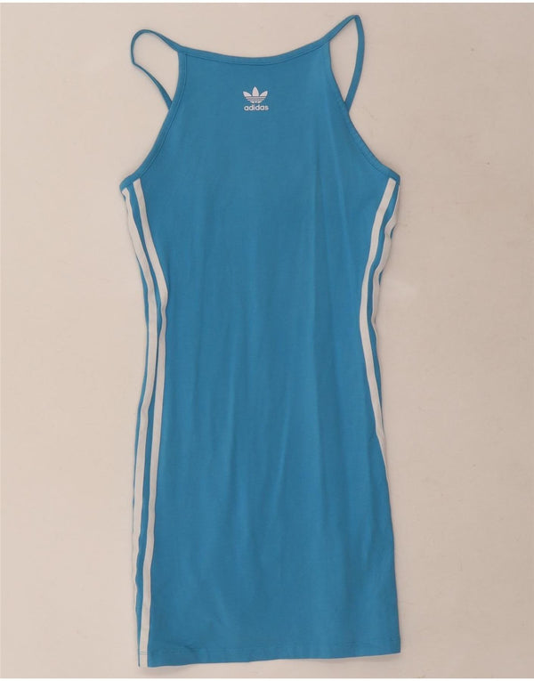 Adidas Womens Tennis Dress UK 6 XS Blue Cotton