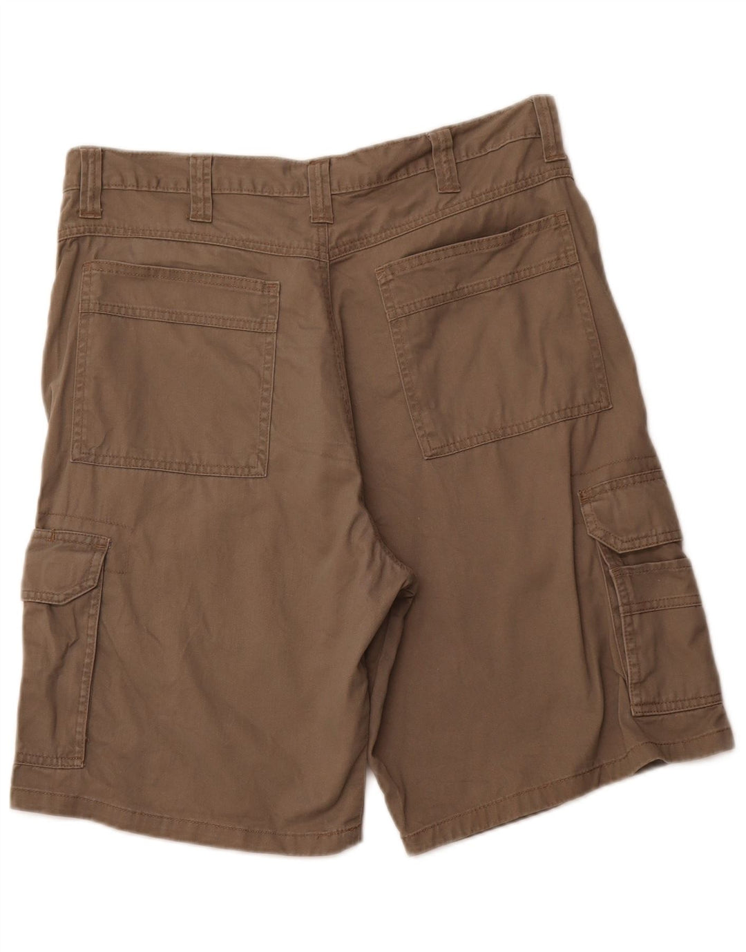 WRANGLER Mens Cargo Shorts W34 Large Brown Cotton