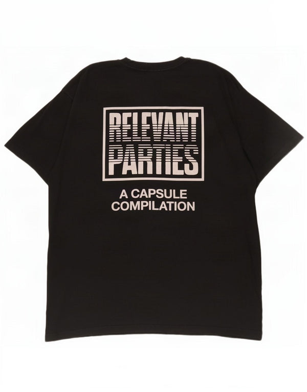 Carhartt Mens Graphic T-Shirt Top XL Black Cotton
