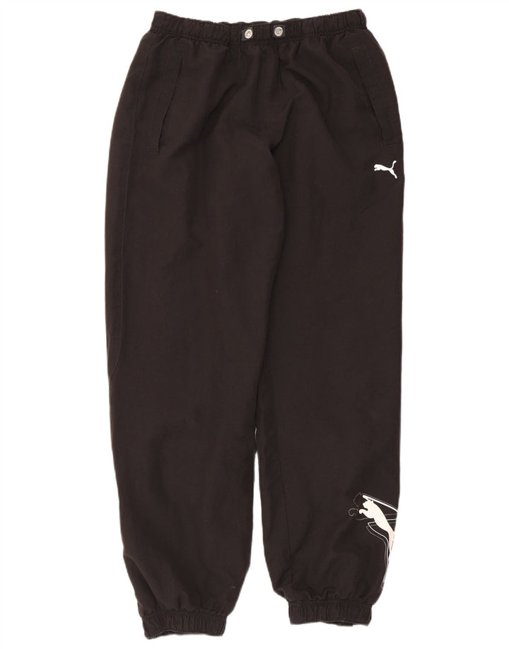 Puma Mens Graphic Tracksuit Trousers Joggers Medium Black