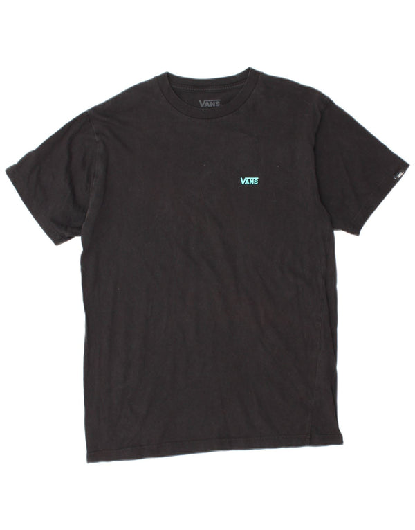 VANS Mens Classic Fit T-Shirt Top Small Black Cotton