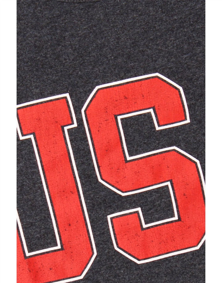 AMERICAN EAGLE Mens Coupe Standard Graphic T-Shirt Top Medium Navy Blue