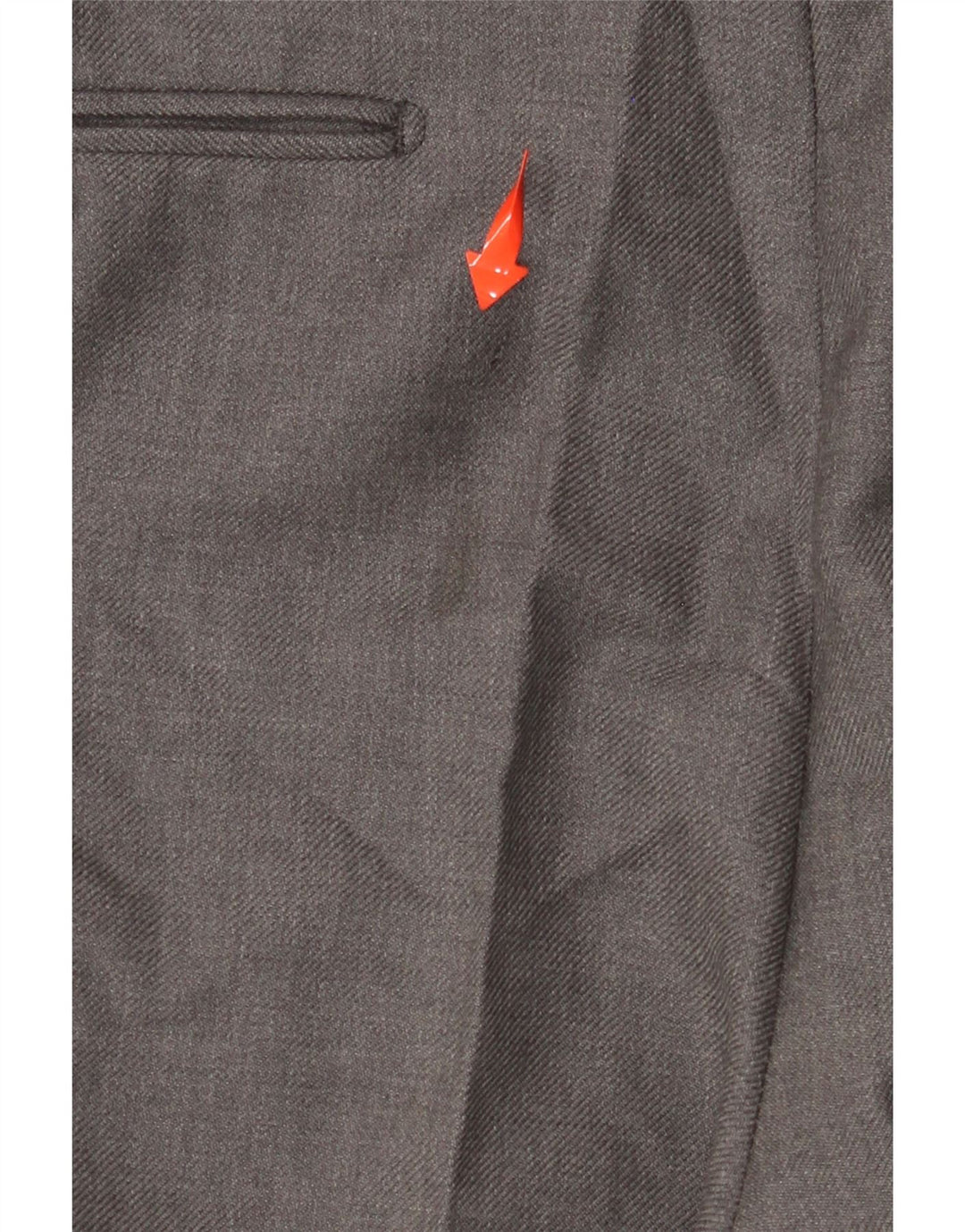 GIEVES & HAWKES Mens Straight Suit Trousers W32 L30 Grey Wool