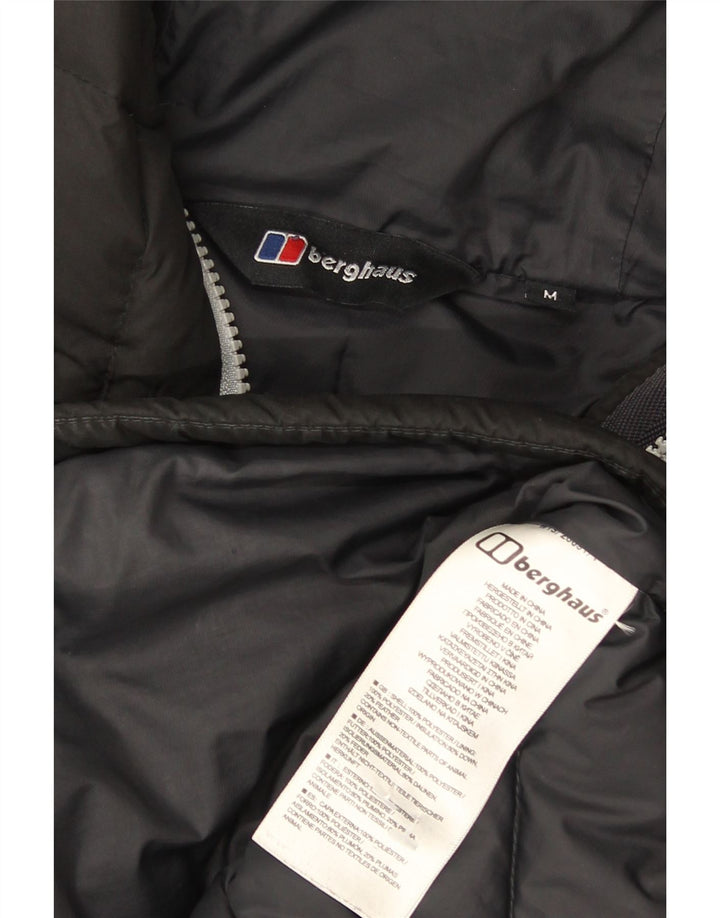 Berghaus Mens Hooded Padded Jacket UK 38 Medium Black Polyester