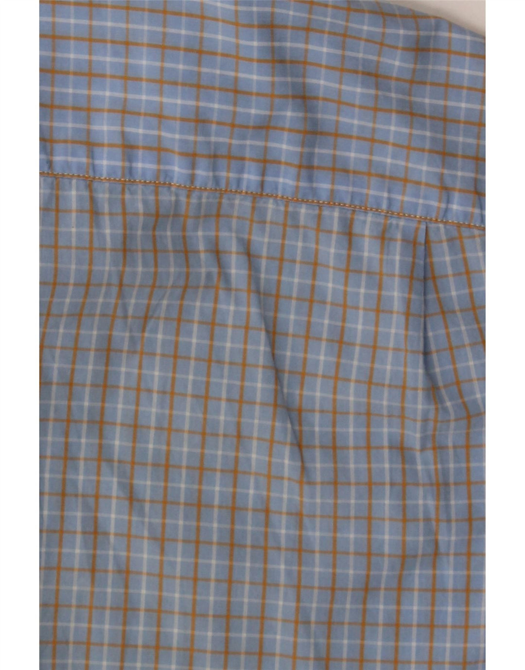 J. CREW Mens New York Shirt Small Blue Check Cotton Vintage J. Crew and Second-Hand J. Crew from Messina Hembry 